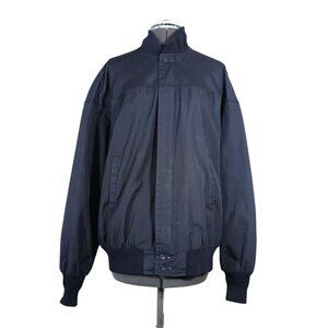 Woolrich men's vintage plaid lined lightweight outdoor bomber jacket‎ L FLAWS